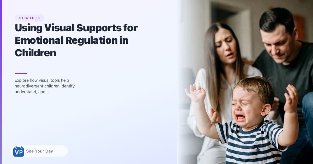 Using Visual Supports for Emotional Regulation in Children