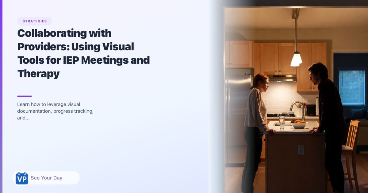 Collaborating with Providers: Using Visual Tools for IEP Meetings and Therapy